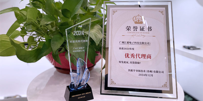 看污网址电子荣获共模--优秀代理商